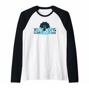 Graffiti WildStyle of Sixth Cycle - Aztec Pattern Logo Raglan Baseball Tee